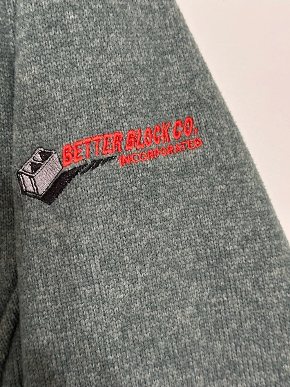 Peter Millar Sweater Knit Quarter Zip Pullover Mens Size Large Better Block‎ Co.
